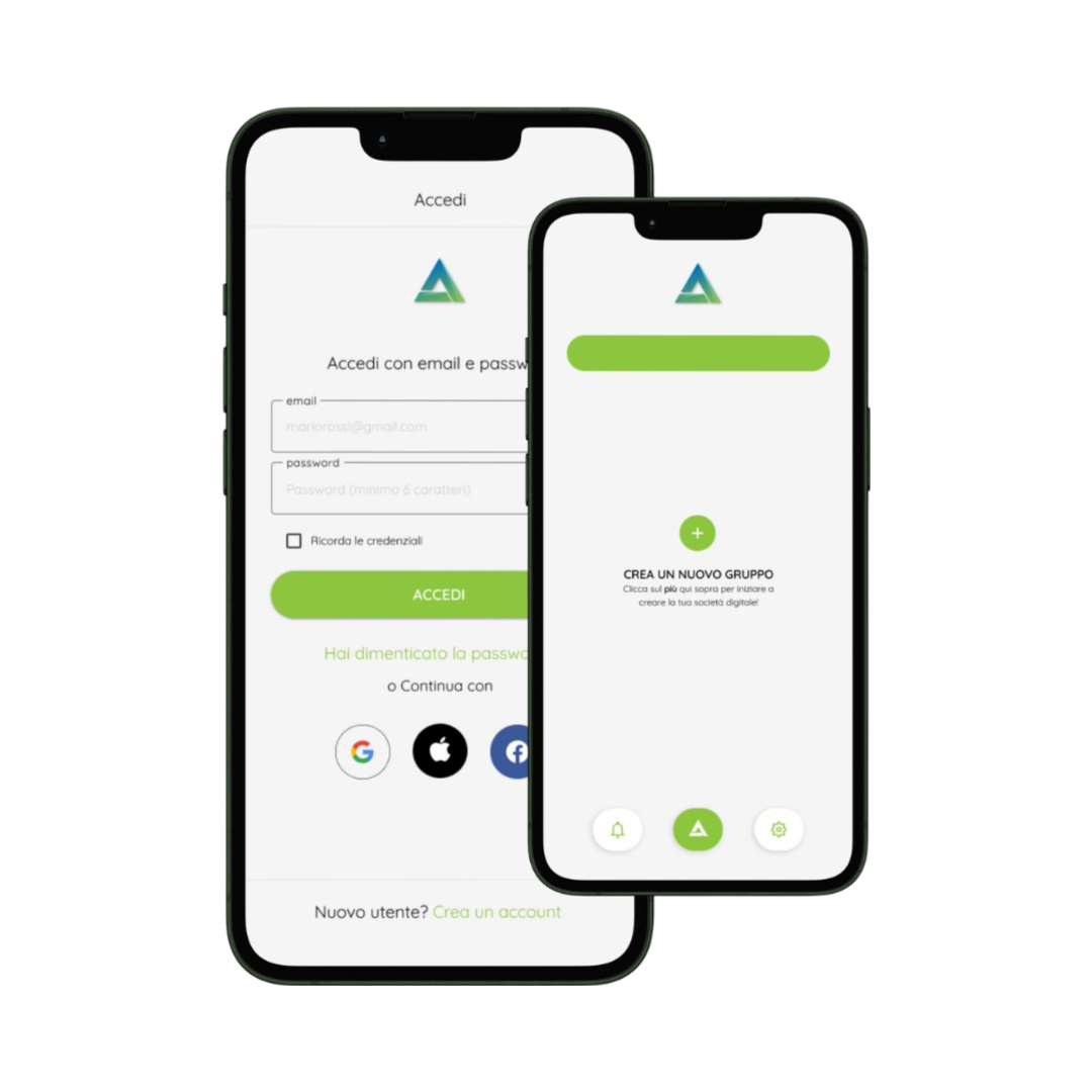Home Login dell'applicazione Associati