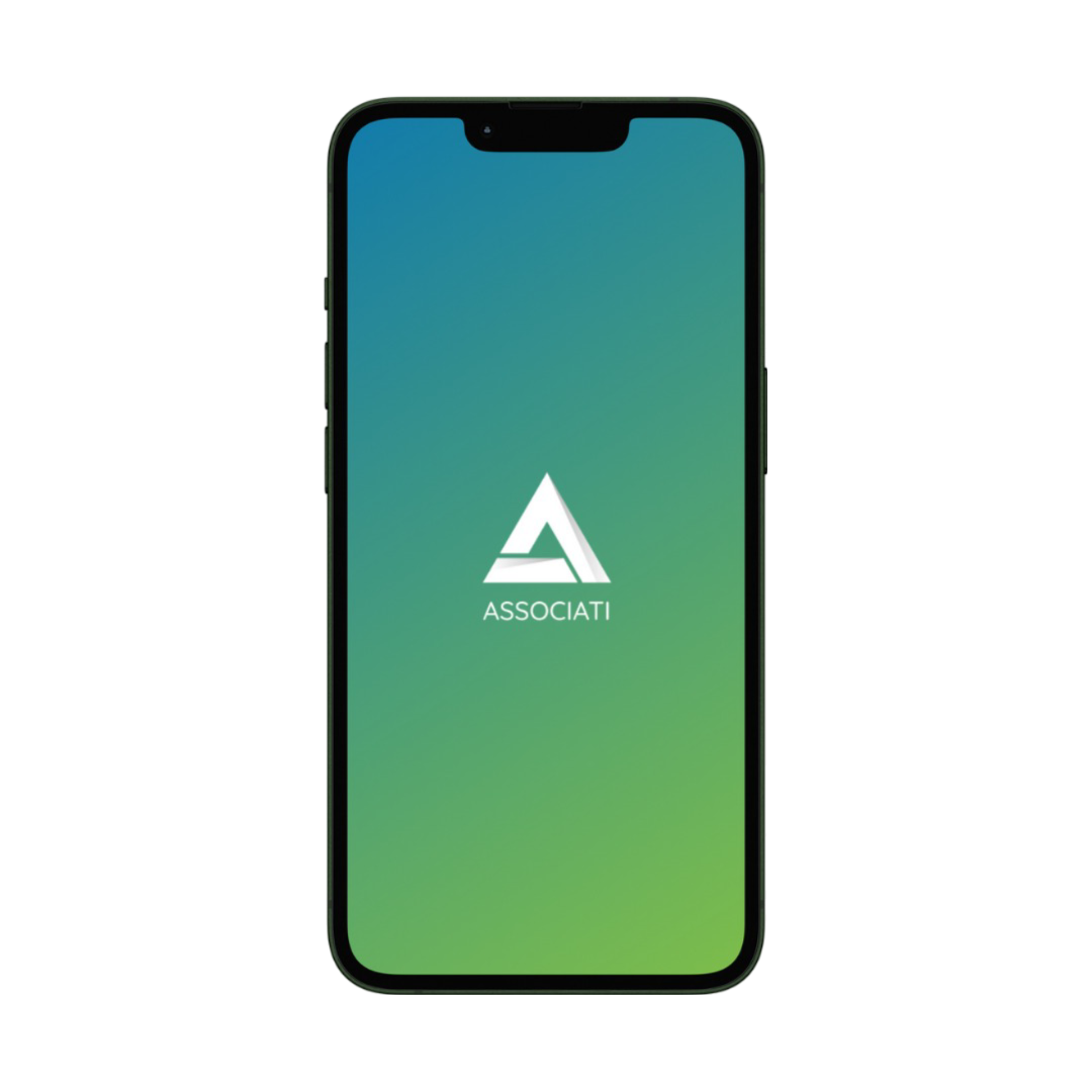 Landing Page dell'applicazione Associati